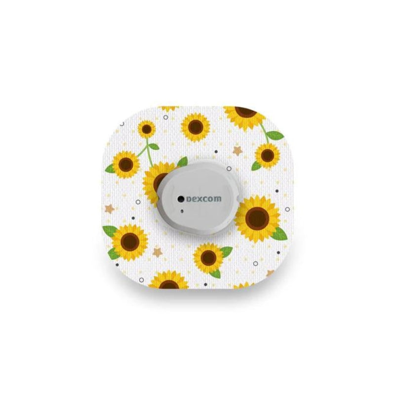 patch de capteur/ruban de fixation pour Dexcom G7 / ONE+ tournesols