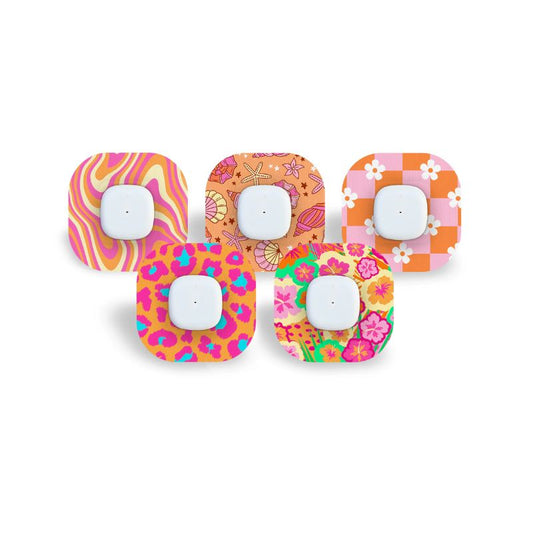 Ruban de fixation/pansement pour Medtronic Simplera mandala bleu