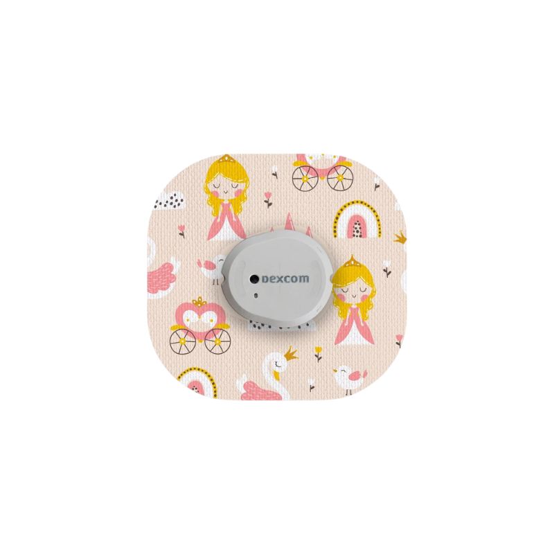 Patch/ruban adhésif de réparation pour capteur Dexcom G7 / ONE+ petite princesse