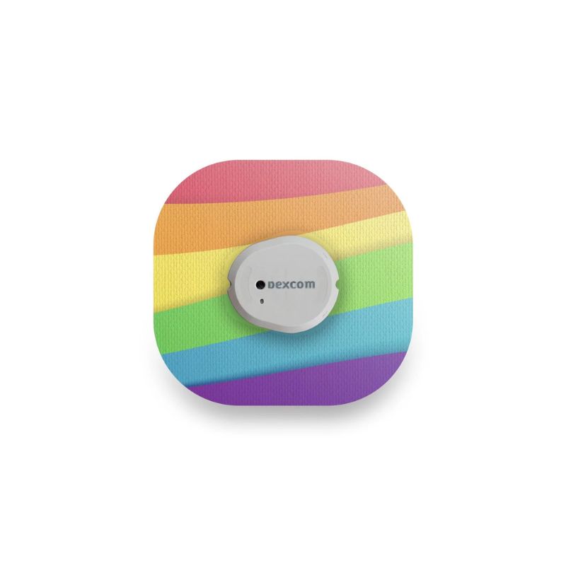 patch/ruban de fixation pour capteur Dexcom G7 / ONE+ rainbows