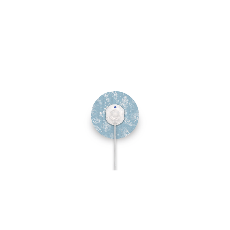 Fixtape frosty feathers over een infusieset