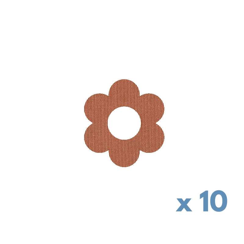 Anneau de plâtre/ruban de fixation fleur pour Dexcom G7 / ONE+ beige