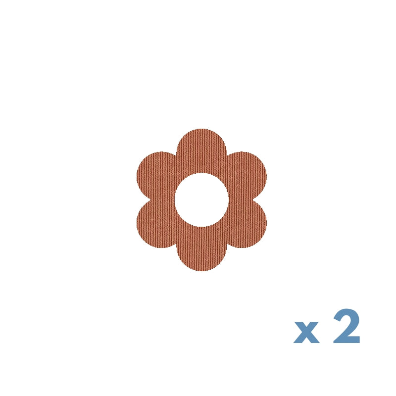 Anneau de plâtre/ruban de fixation fleur pour Dexcom G7 / ONE+ beige