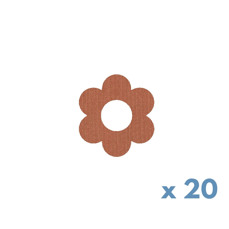Anneau de plâtre/ruban de fixation fleur pour Dexcom G7 / ONE+ beige