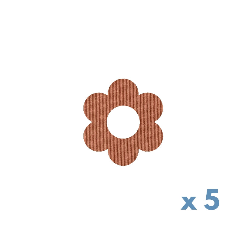 Anneau de plâtre/ruban de fixation fleur pour Dexcom G7 / ONE+ beige