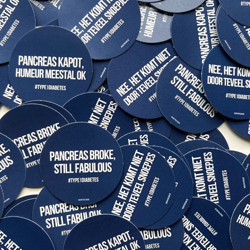 Gratis stickerpakket diabetes awareness maand