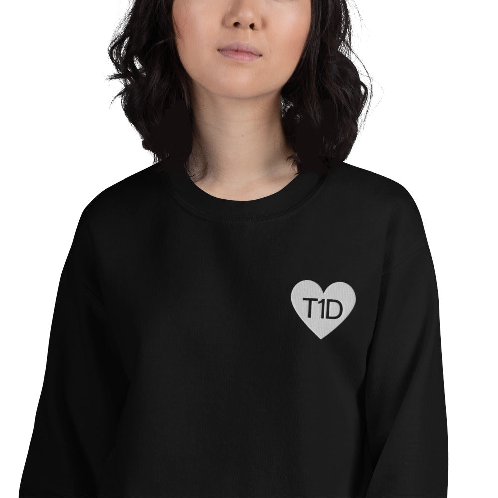 pull unisexe noir 'T1D'