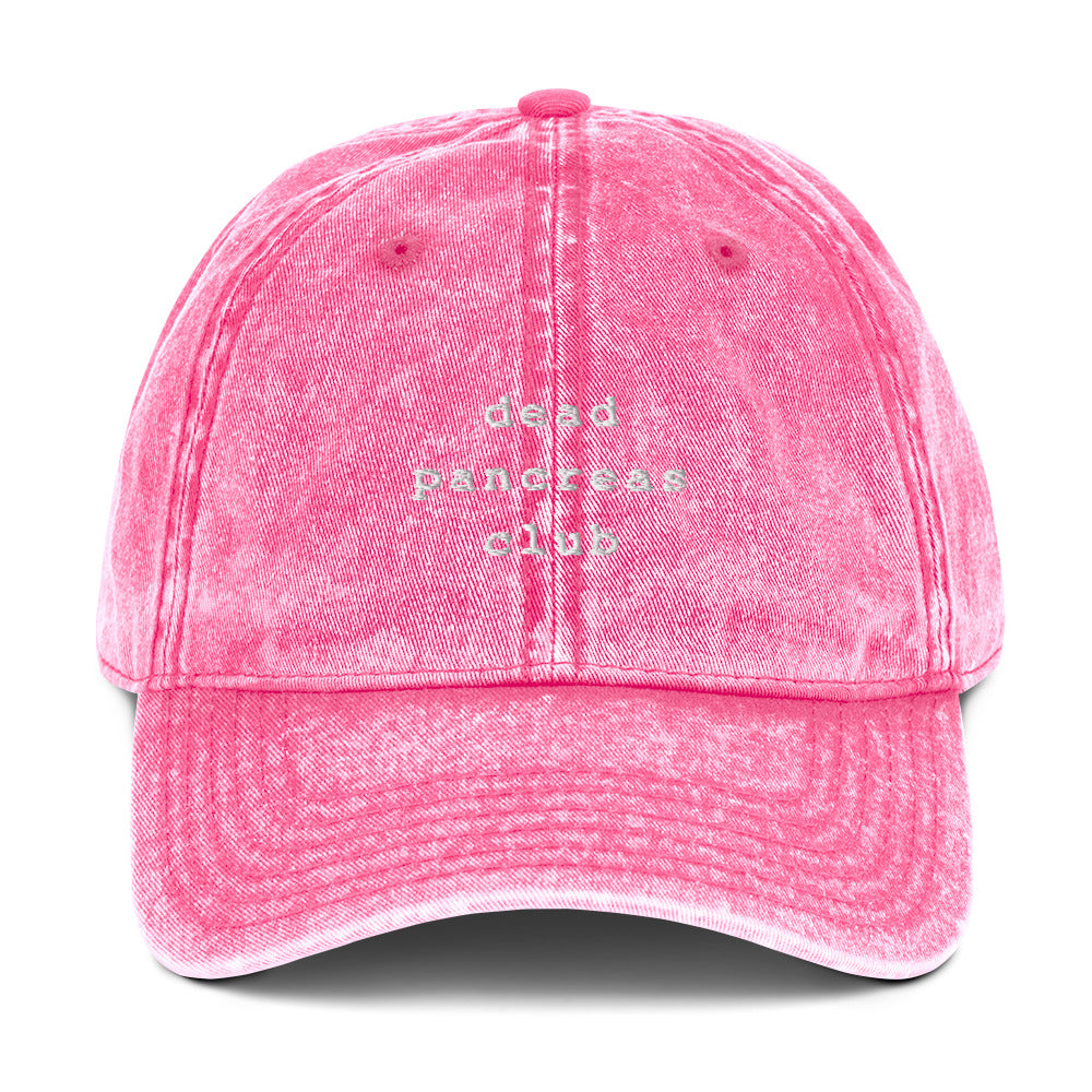 Casquette vintage 'dead pancreas club'