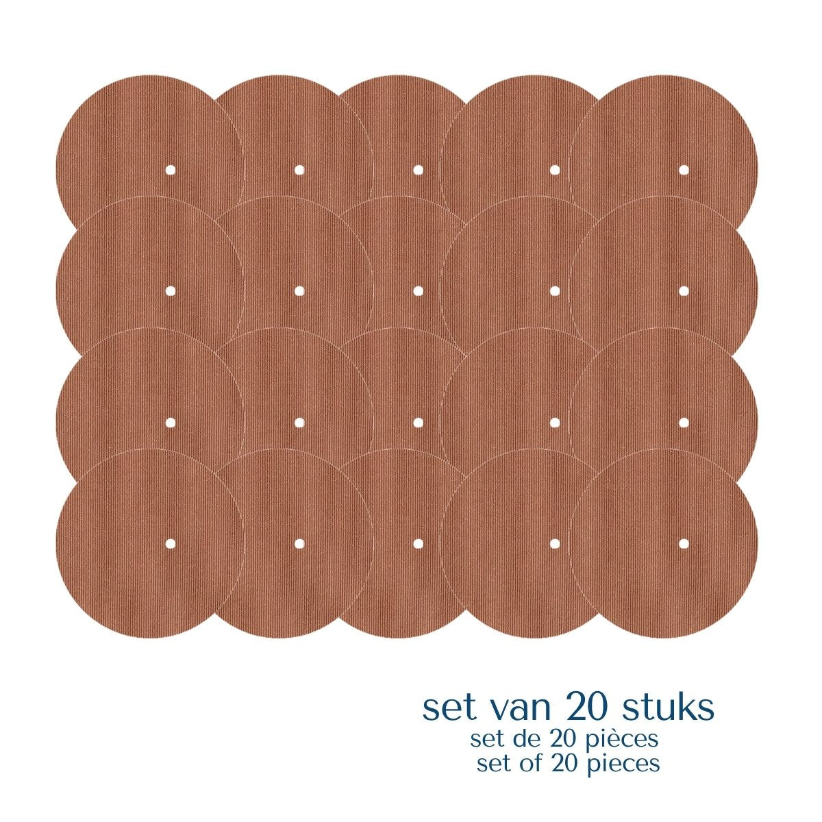 Set van 20 beige volle pleisters voor Freestyle Libre 3 en Dexcom G7