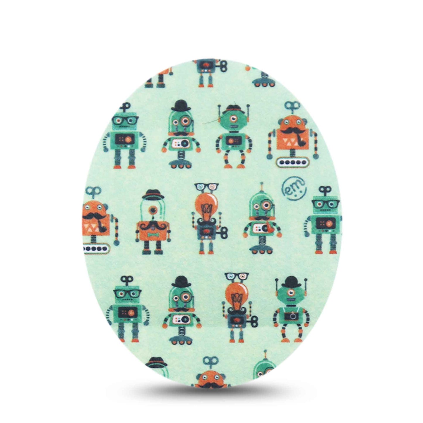 tinsulin expressionmed ovalen universele pleister fixtape voor guardian link hipster robots