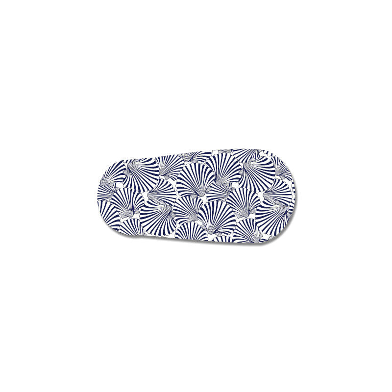tinsulin vinyl sticker voor Dexcom G6 transmitter blauwe schelpen