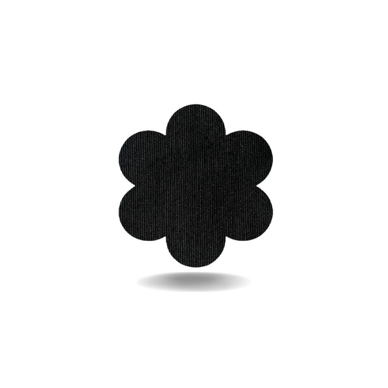patch/ruban de fixation pour capteur universel fleur noir