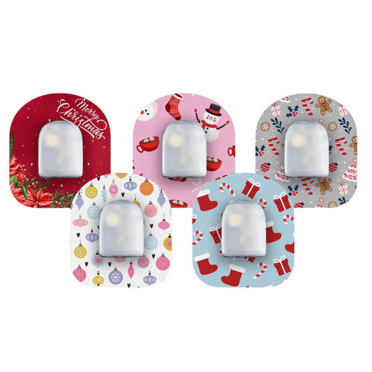 plâtre/ruban de fixation pour Omnipod joyeux Noël