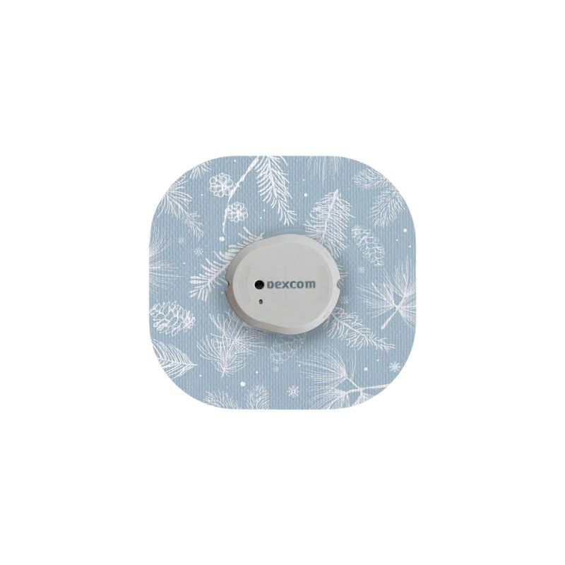 patch/ruban de fixation pour capteur Dexcom G7 / ONE+ plumes givrées
