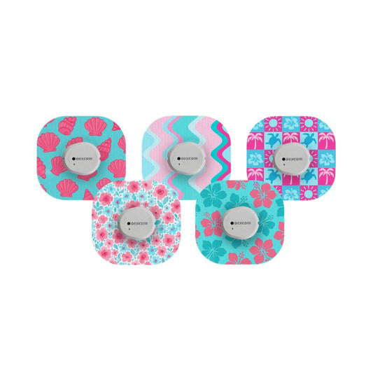 Patch/ruban adhésif de réparation pour capteur Dexcom G7 / ONE+ pool party