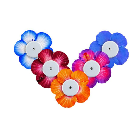Patch/fixation adhésive pour Freestyle Libre 2 (Plus) Hibiscus - lot de 5 pièces