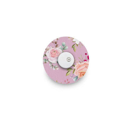 Patch de capteur/ruban de fixation fleurs botaniques pour Freestyle Libre 3 (Plus), Instinct & sets de perfusion