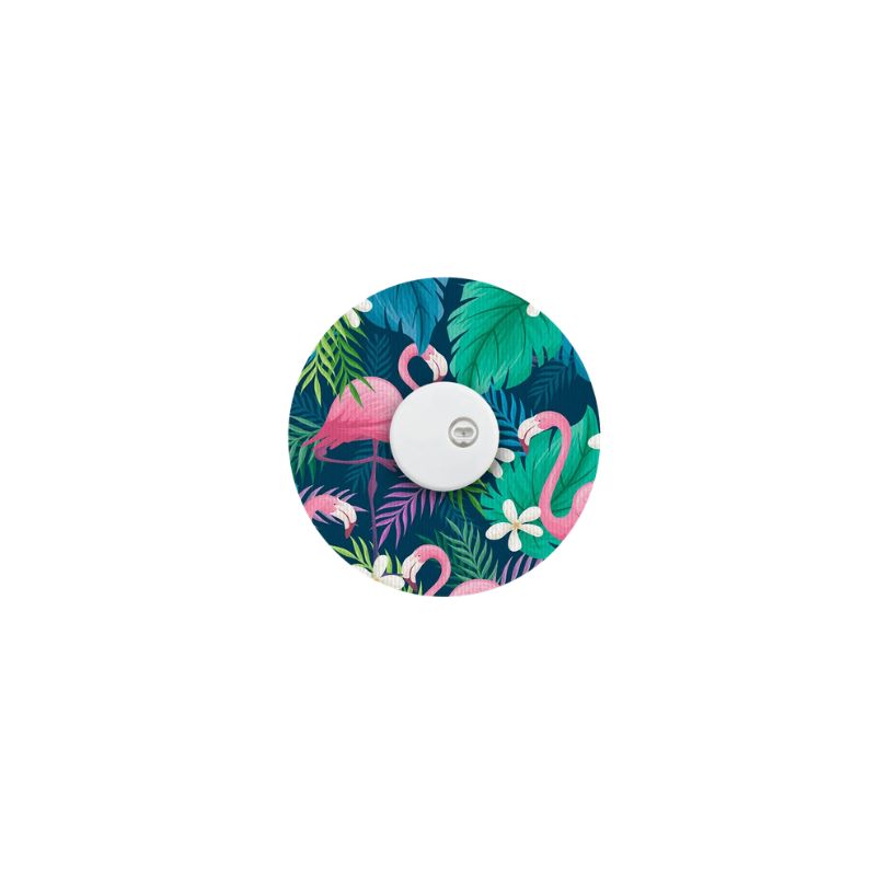 Patch de fixation/ruban adhésif Flamingo pour Freestyle Libre 3 (Plus), Instinct & sets de perfusion