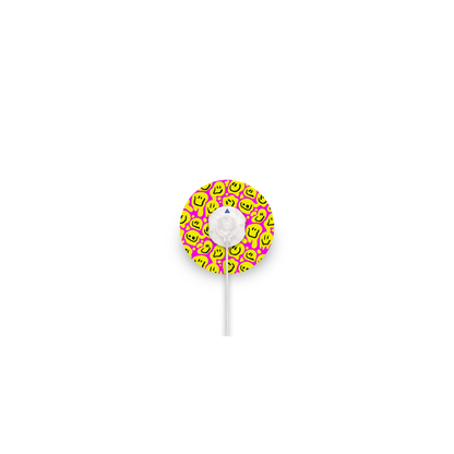 Fixtape happy emoji's over een infusieset
