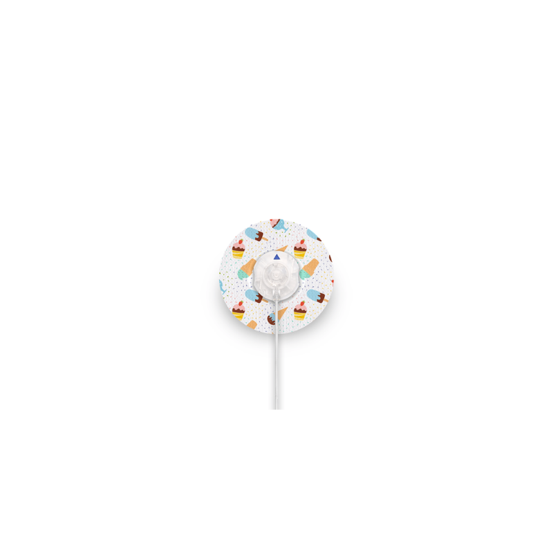 Fixtape ice cream over een infusieset