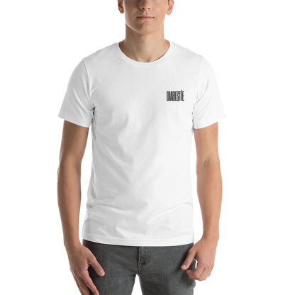 t-shirt blanc unisexe 'diabestia'