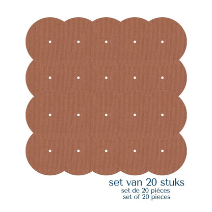 Set van 20 beige volle pleisters voor Simplera en Freestyle Libre 2