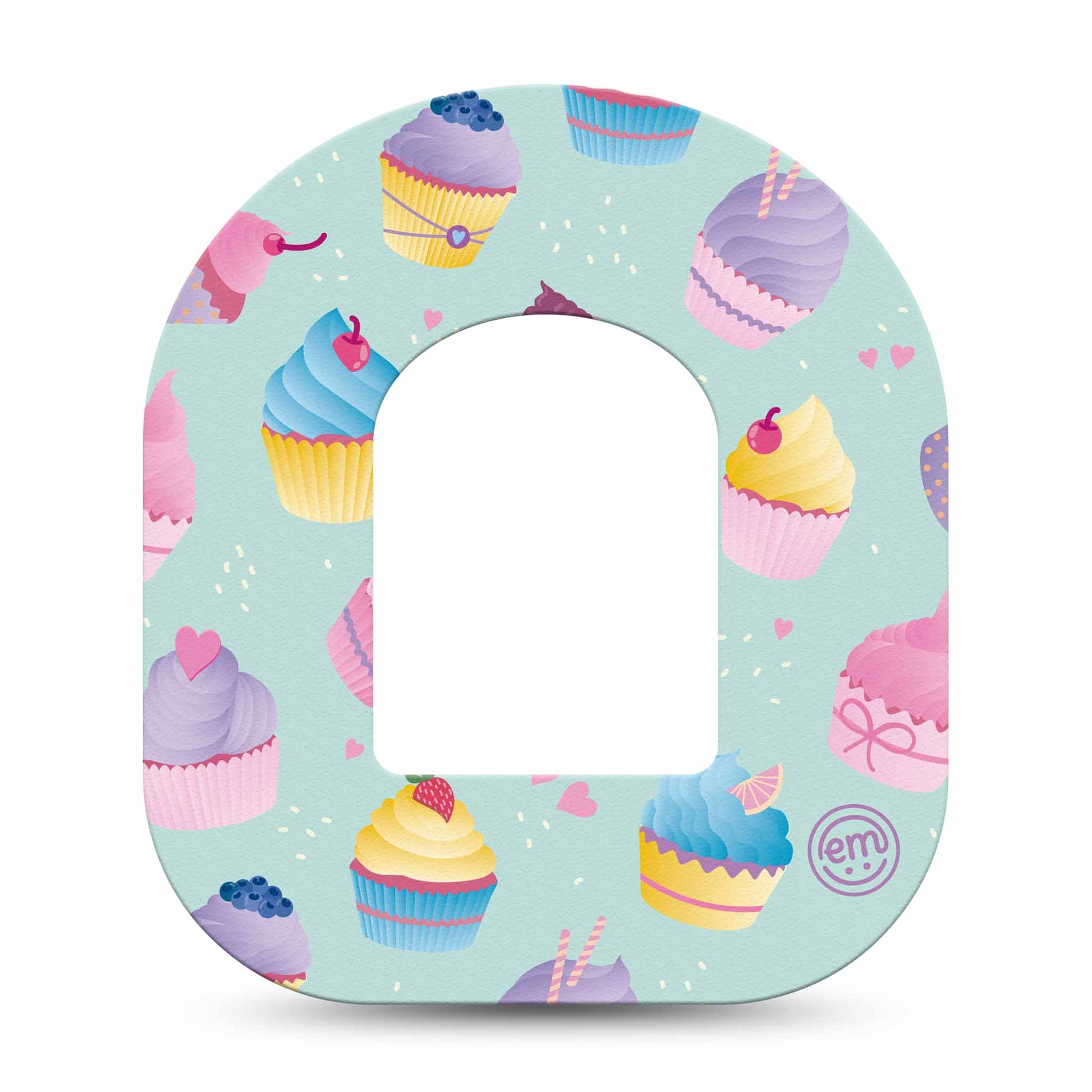 tinsulin pleister fixtape voor omnipod cupcakes